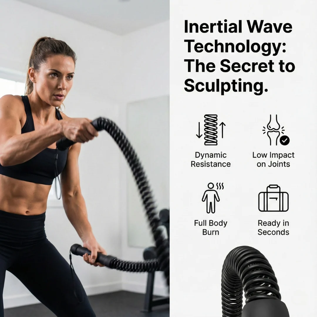 PulseRope™ Cordless Battle Rope